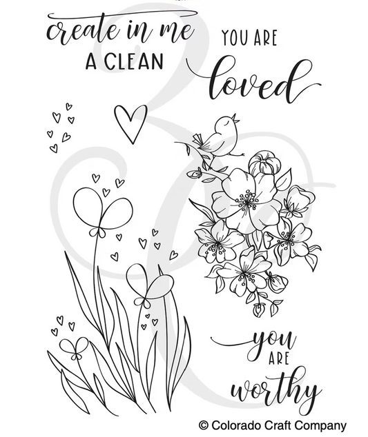 Clean Heart Bookmarks - Whimsy World CCC