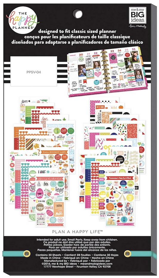 The Happy Planner Seasonal Sticker Book