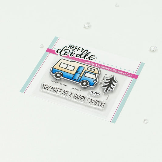 Happy Camper Stamp & Die Set