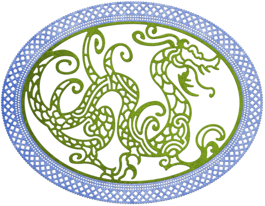 Lace Dragon Frame Die Set