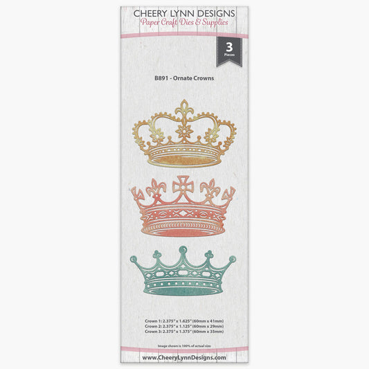 Ornate Crowns Die Set
