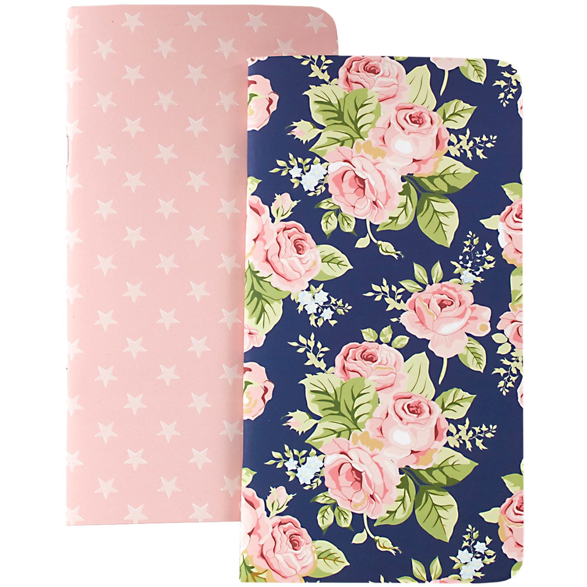 Traveler's Notebook Inserts Floral on Blue