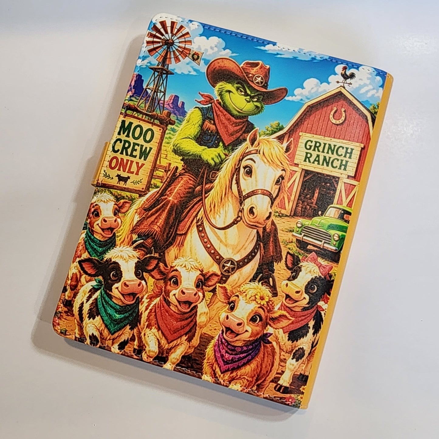 Grinch Moo Crew - A5 Binder