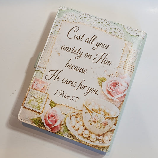 Cast All Your Anxiety 1 Peter 5:7 - A5 Binder