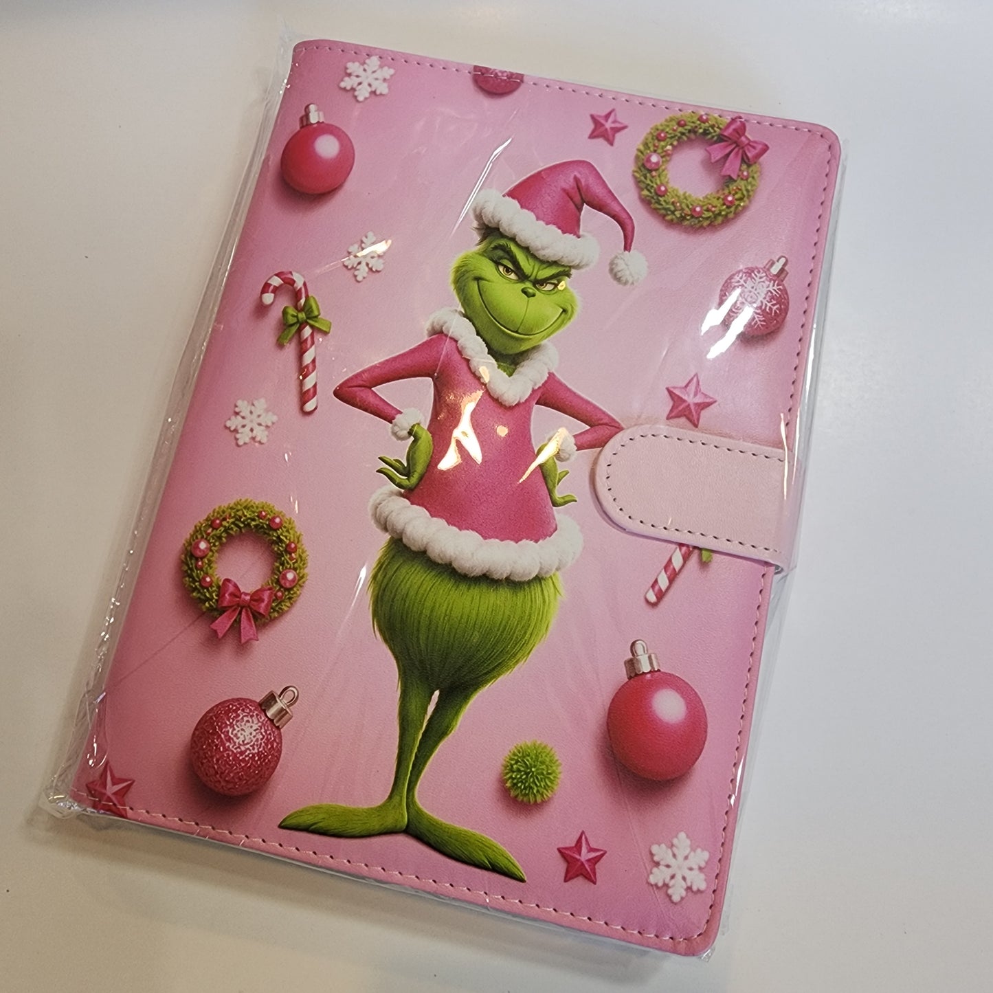 Pink Grinchmas - A5 Binder