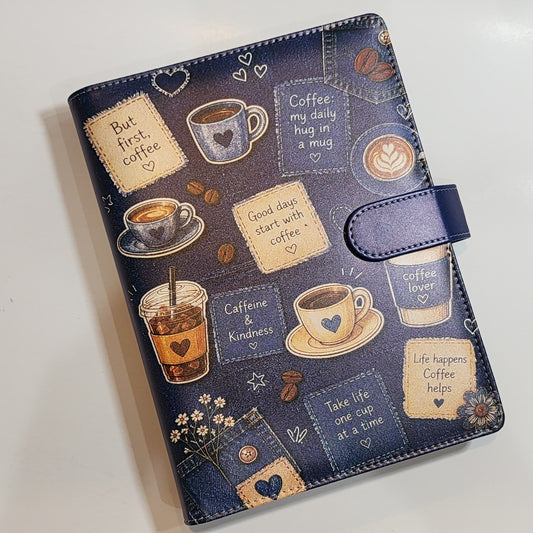 Caffeine & Kindness - A5 Binder