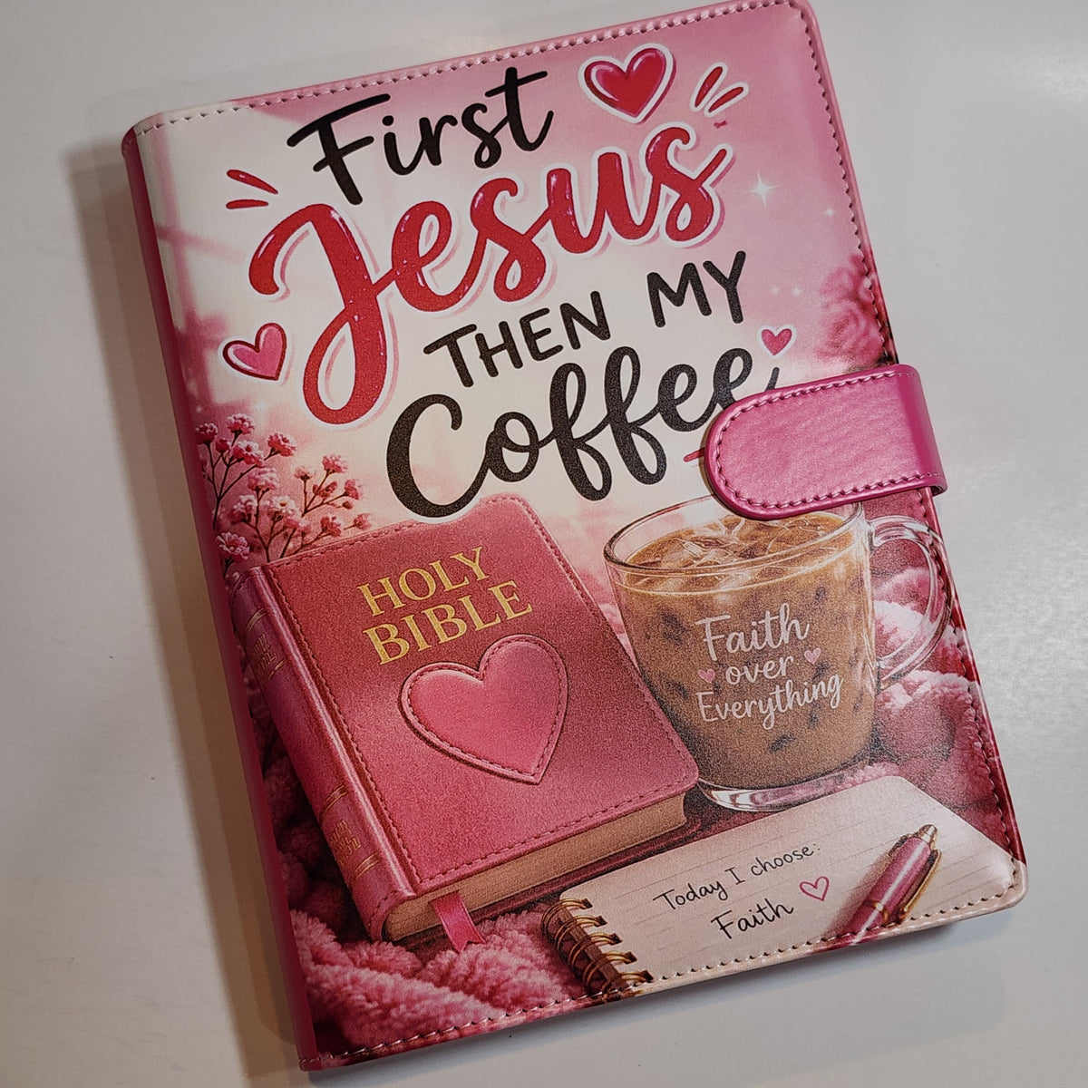 First Jesus Then My Coffee - A5 Binder