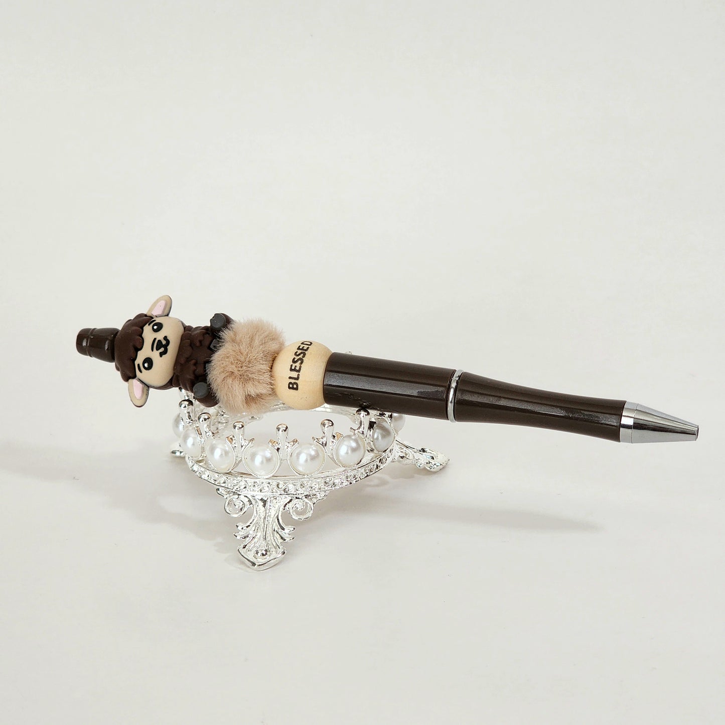 Blessed Sheep Beaded Pen