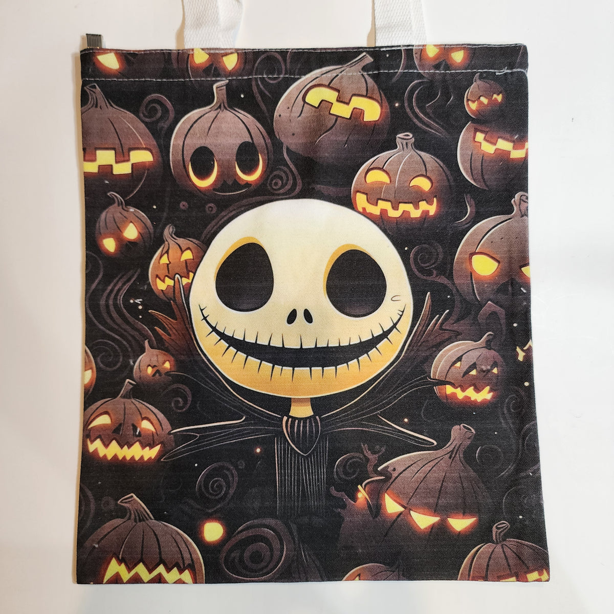 Chibi Jack - Canvas Tote Zipper Closure