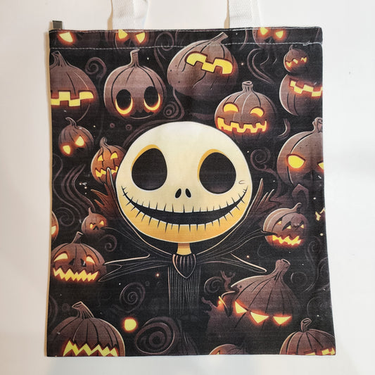Chibi Jack - Canvas Tote Zipper Closure