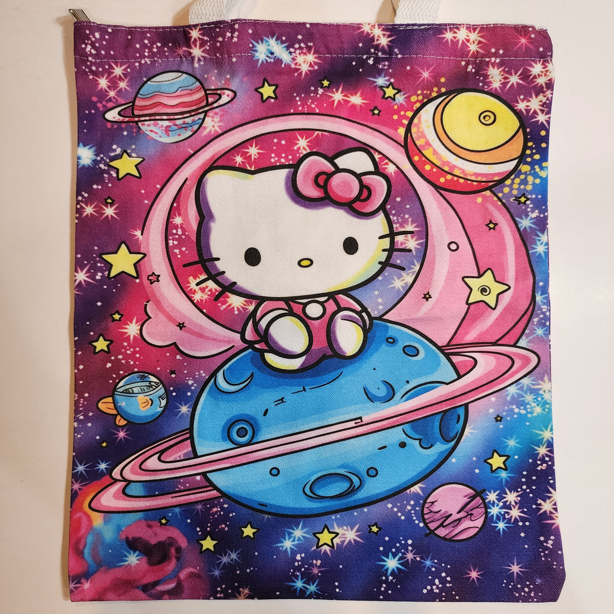 HK Saturn - Canvas Tote Zipper Closure