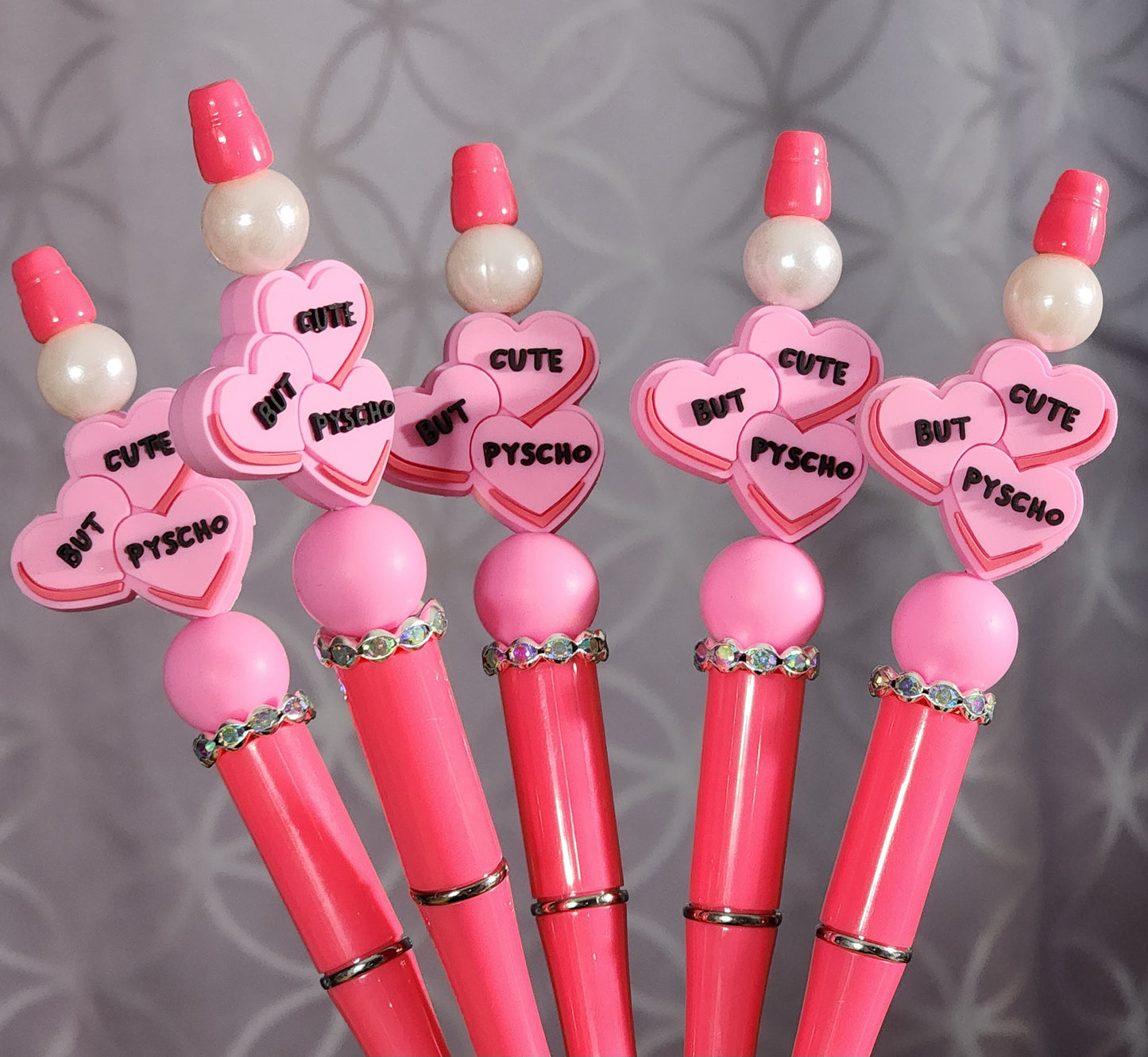 Cute But Pyscho Beaded Pen