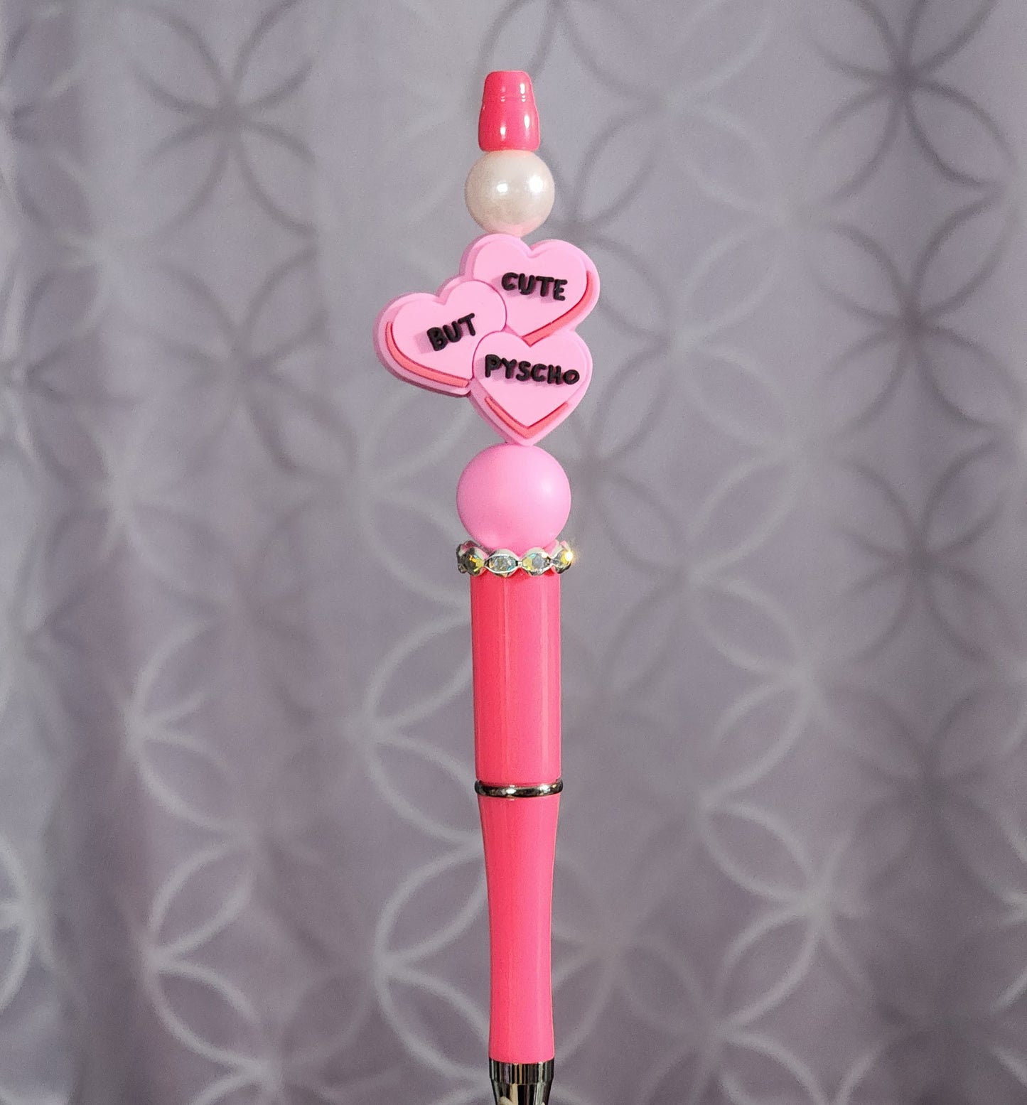 Cute But Pyscho Beaded Pen