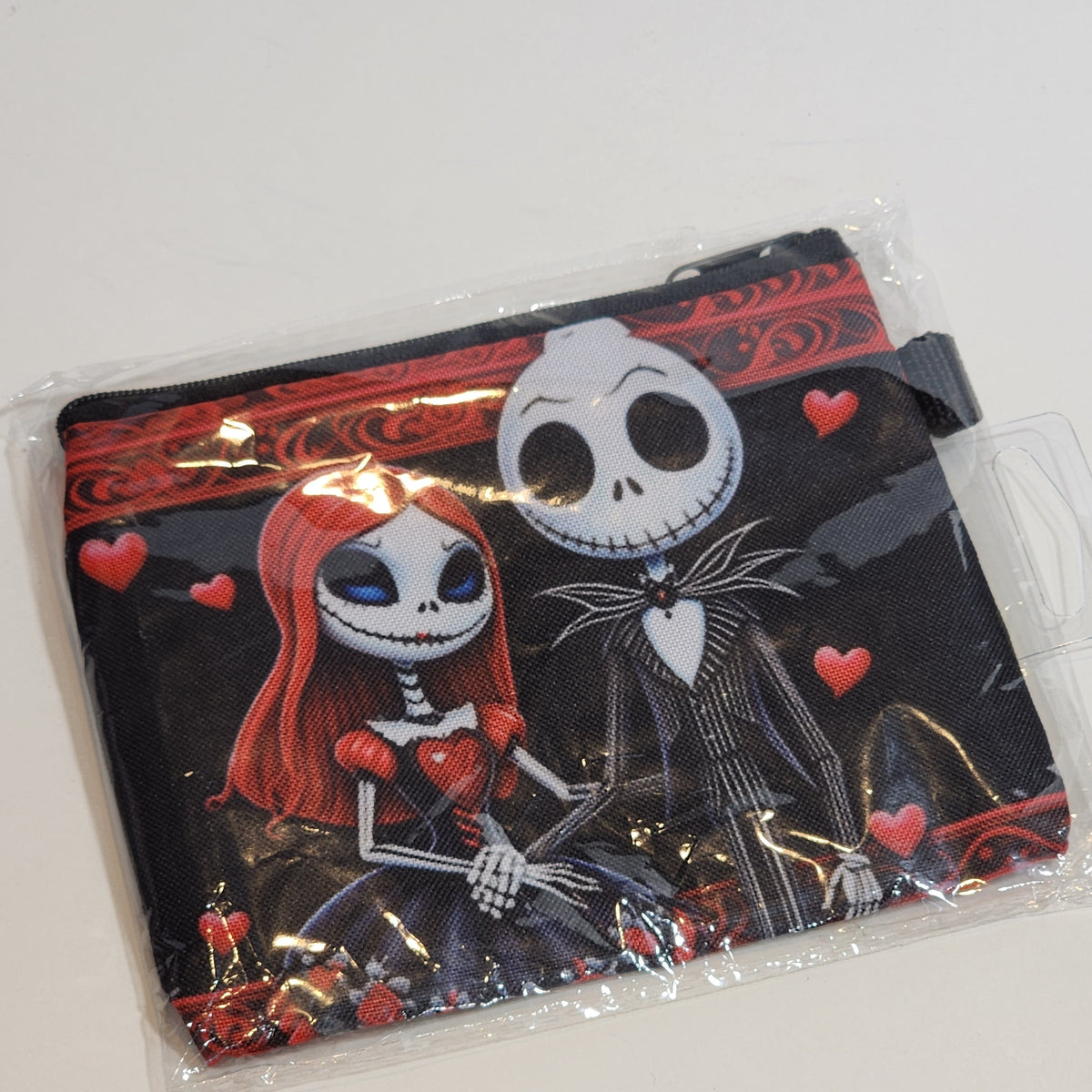 Jack & Sally Red Roses Accessory Pouch