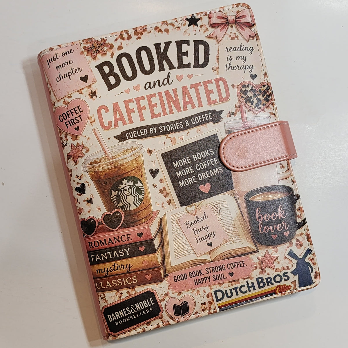 Booked & Caffeinated - A5 Binder