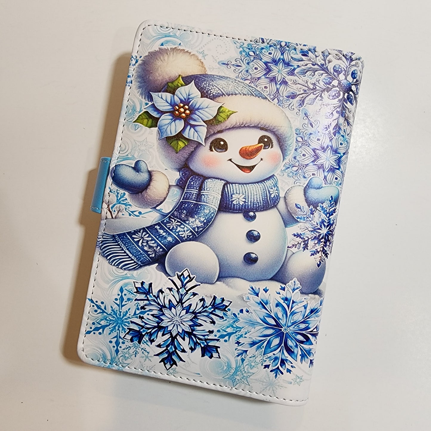 Blue Snowman - A6 Binder