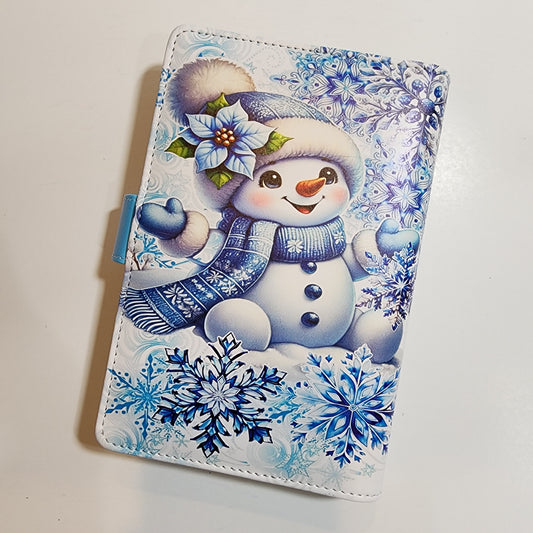 Blue Snowman - A6 Binder
