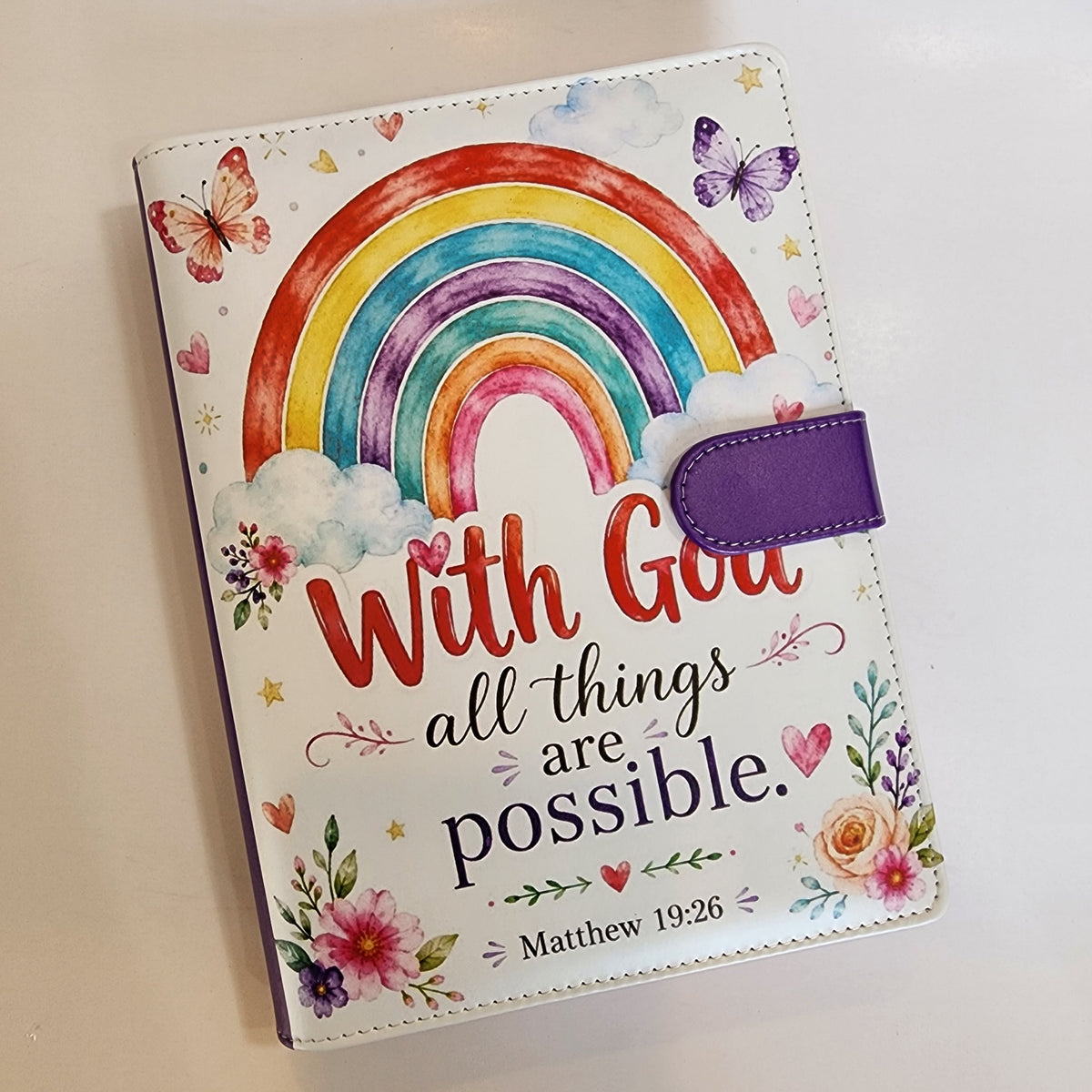 With God Matthew 19:26 - A5 Binder
