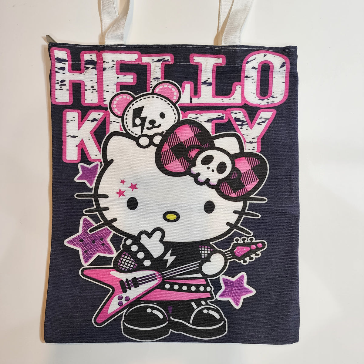 HK Rockstar - Canvas Tote Zipper Closure
