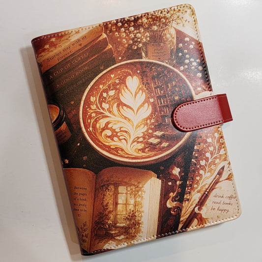Books Coffee - A5 Binder