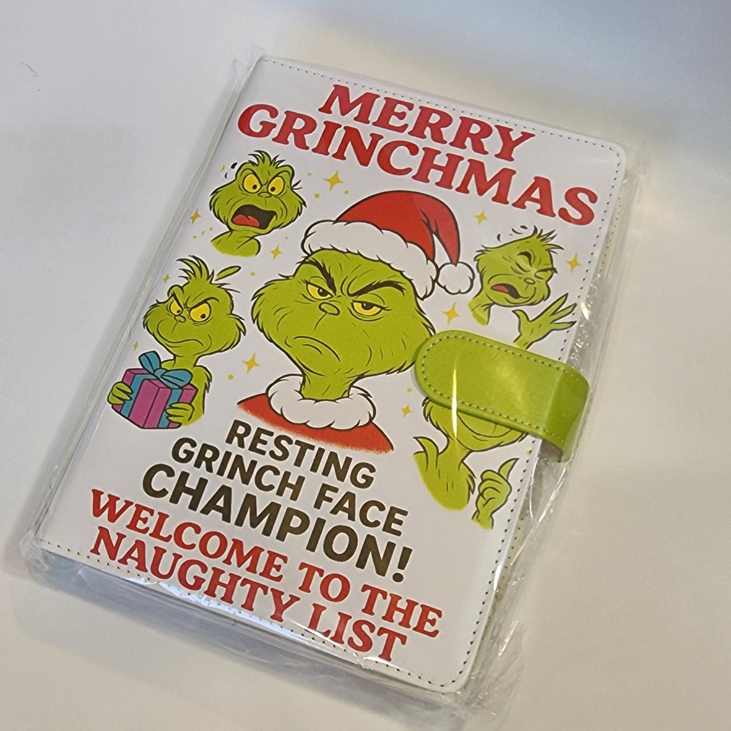Grinch Face Champion - A5 Binder
