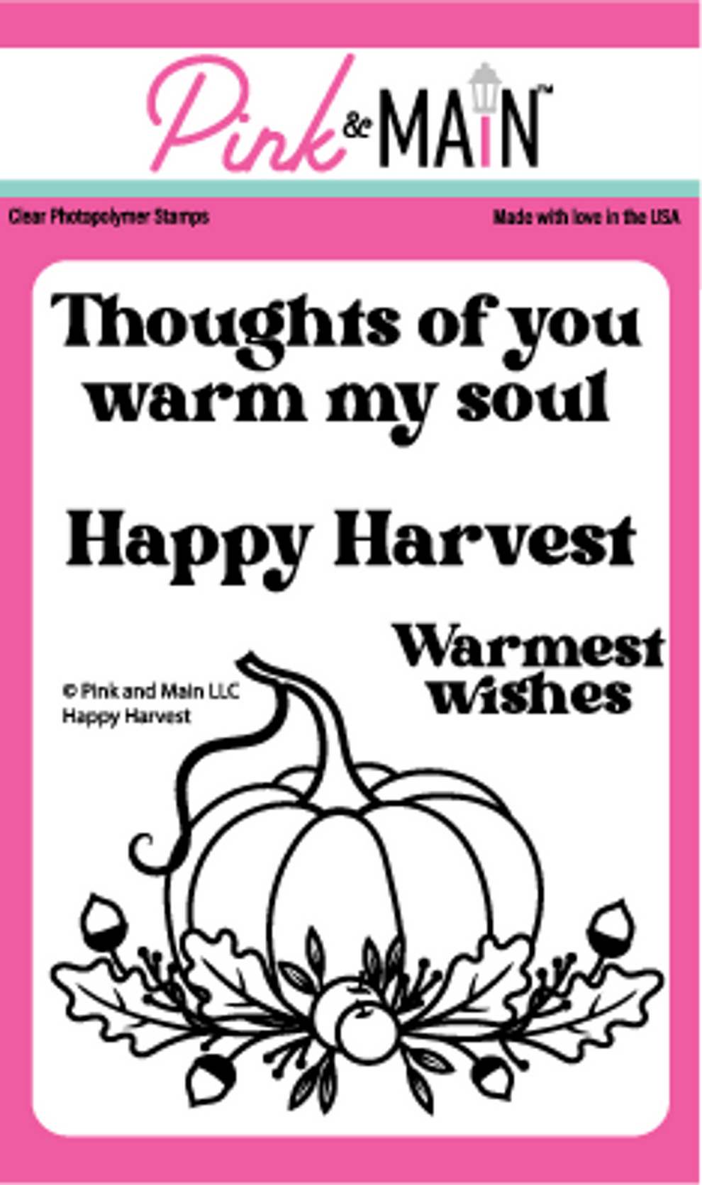Happy Harvest Stamp & Die Combo