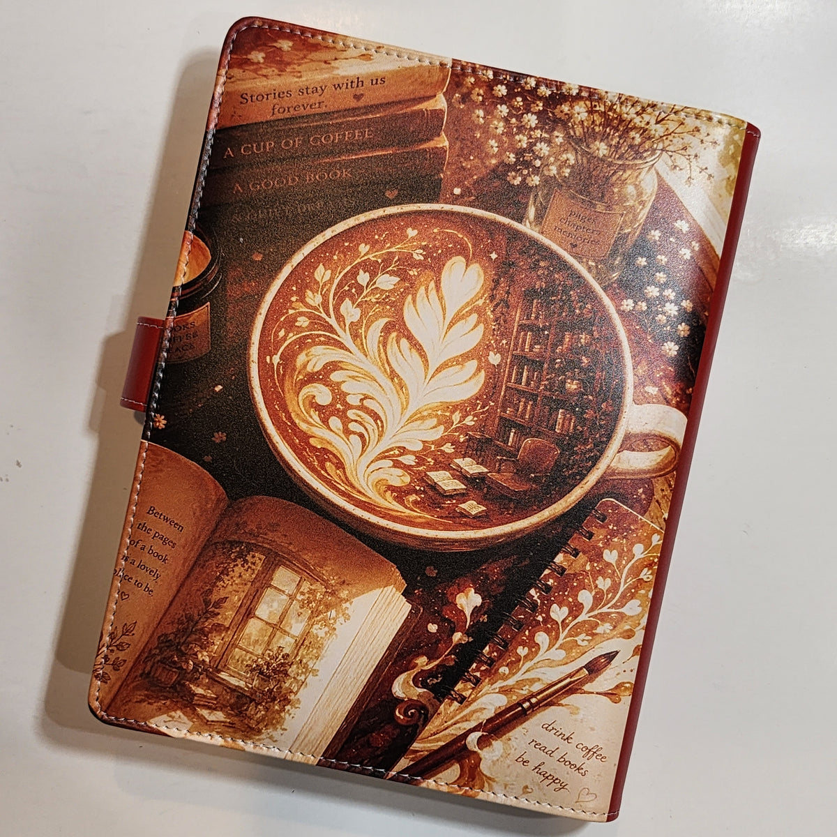 Books Coffee - A5 Binder