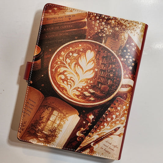 Books Coffee - A5 Binder