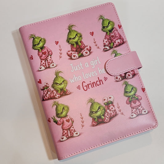 Just a Girl Who Loves Her Grinch - A5 Binder