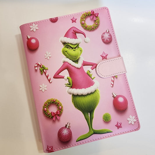 Pink Grinchmas - A5 Binder