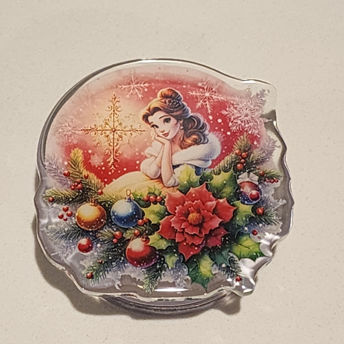 Belle Christmas Magnetic Phone Holder