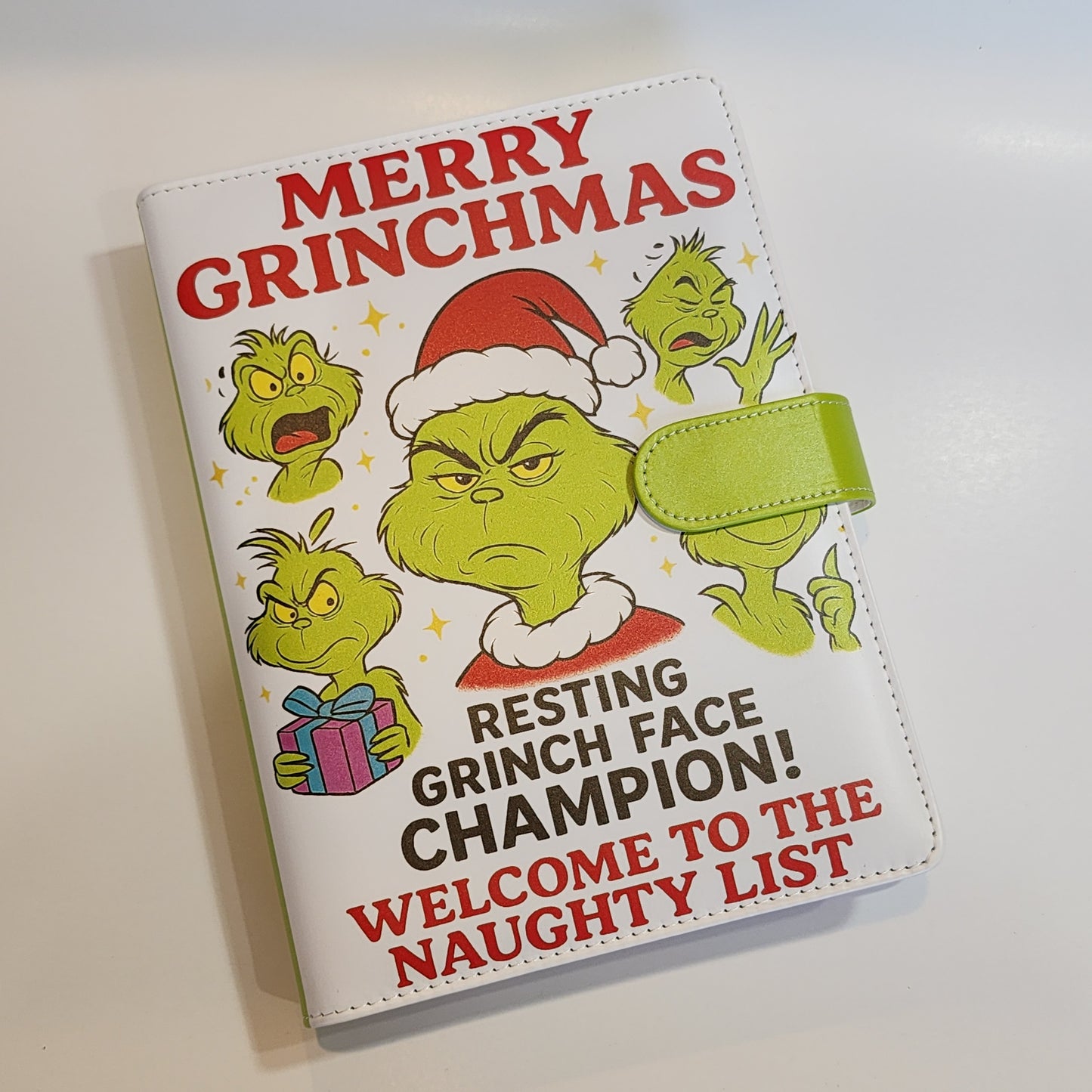 Grinch Face Champion - A5 Binder