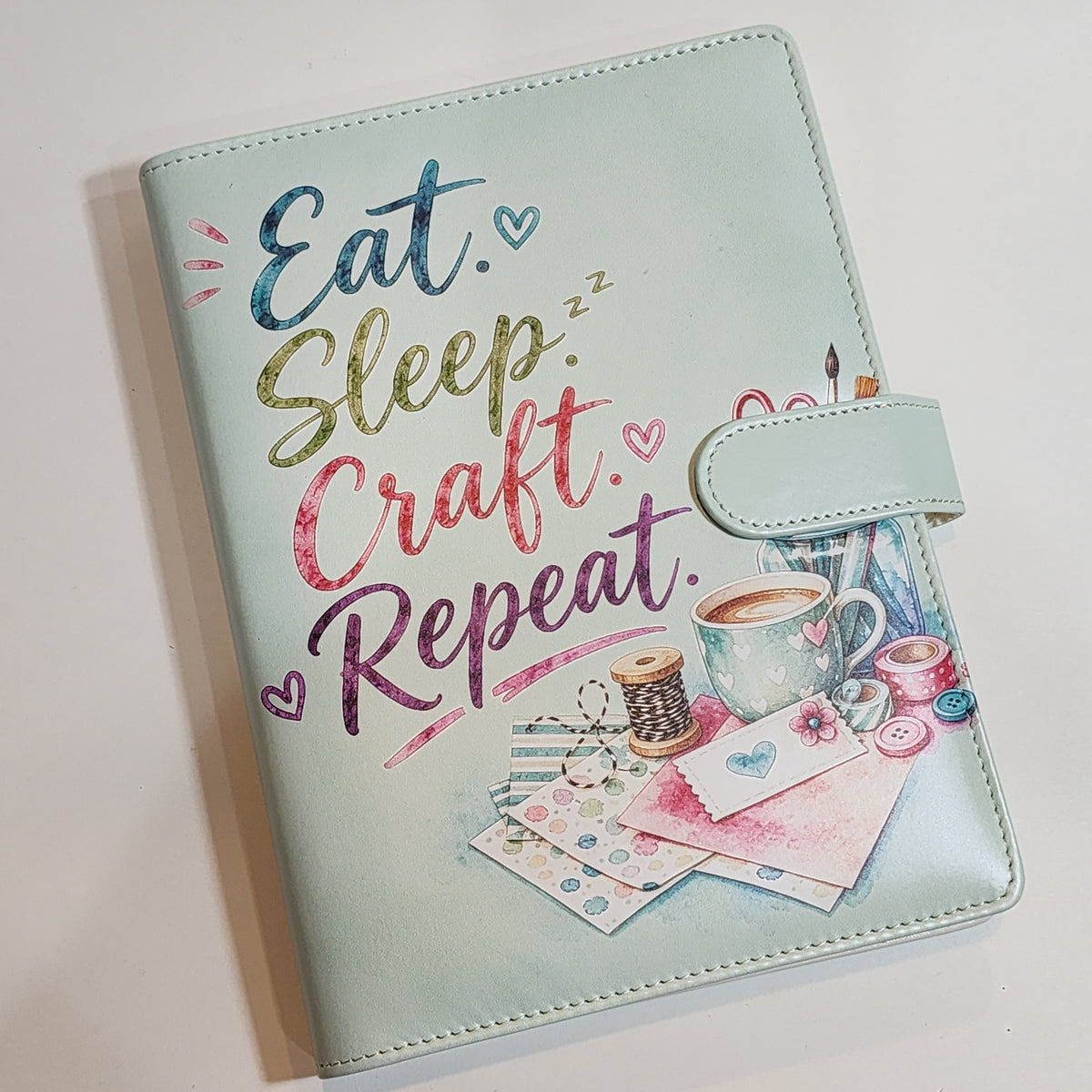 Eat Sleep Craft Repeat - A5 Binder