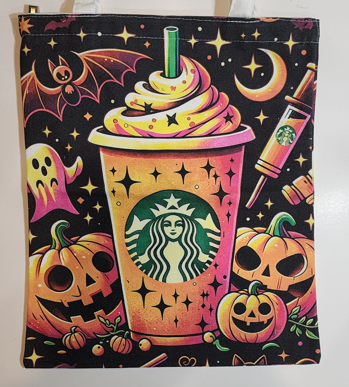 SBX Halloween - Canvas Tote Zipper Closure