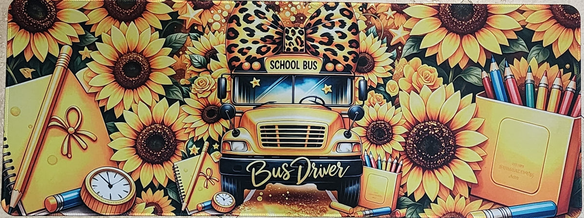 School Bus Driver Desk Pad