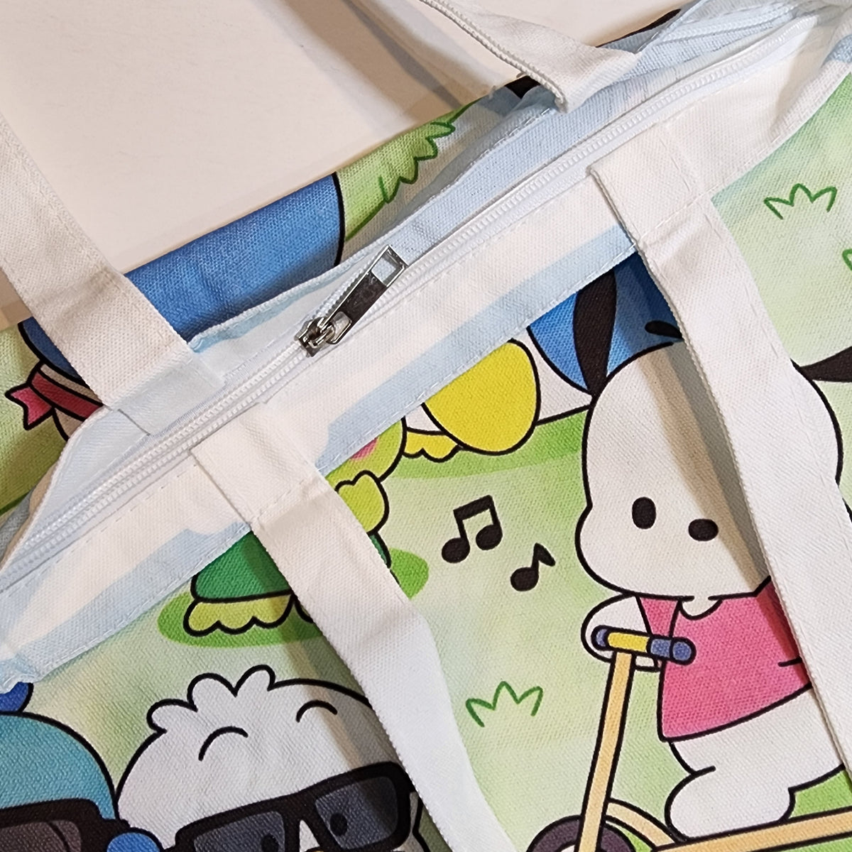 Sanrio Boys - Canvas Tote Zipper Closure