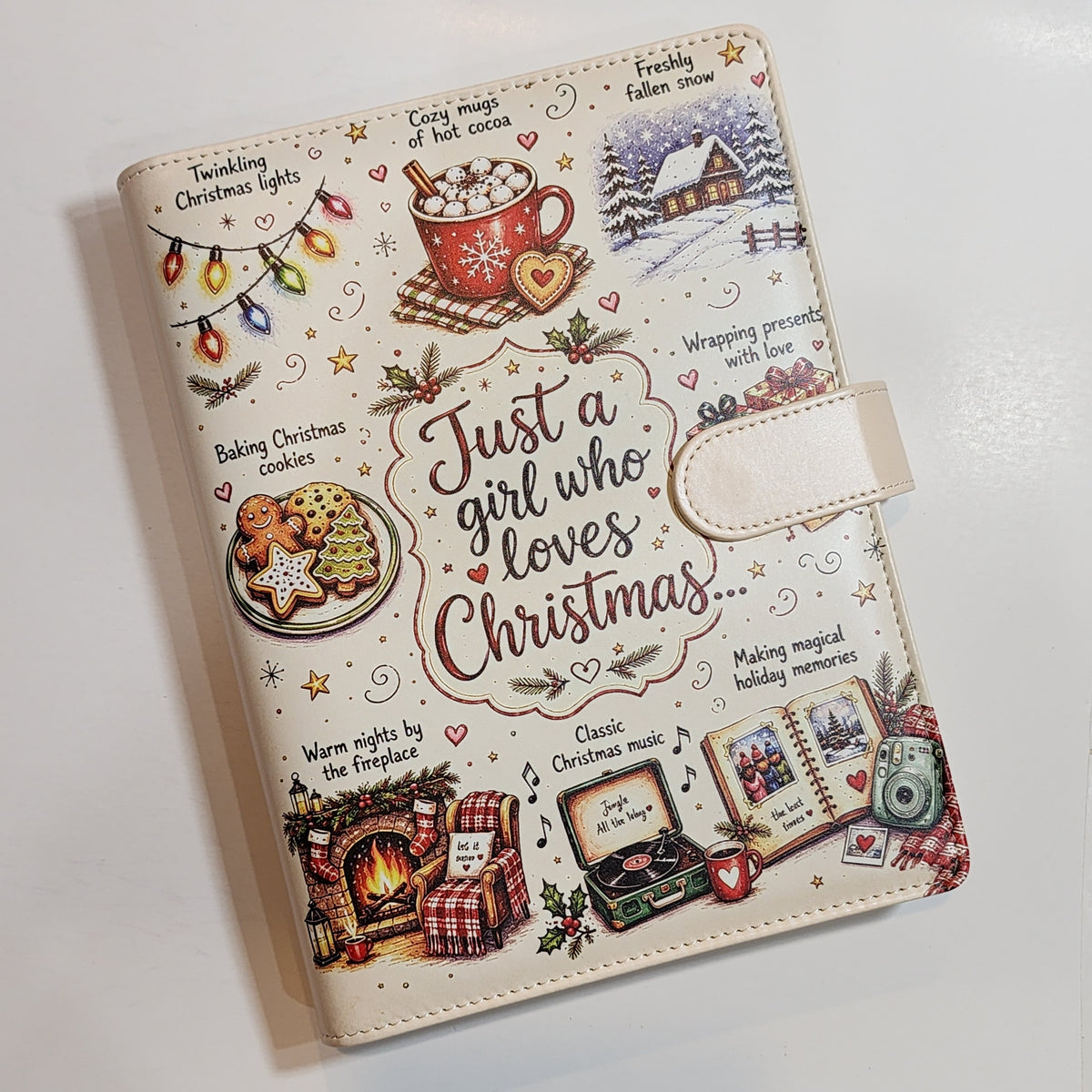 Just a Girl Who Loves Christmas - A5 Binder