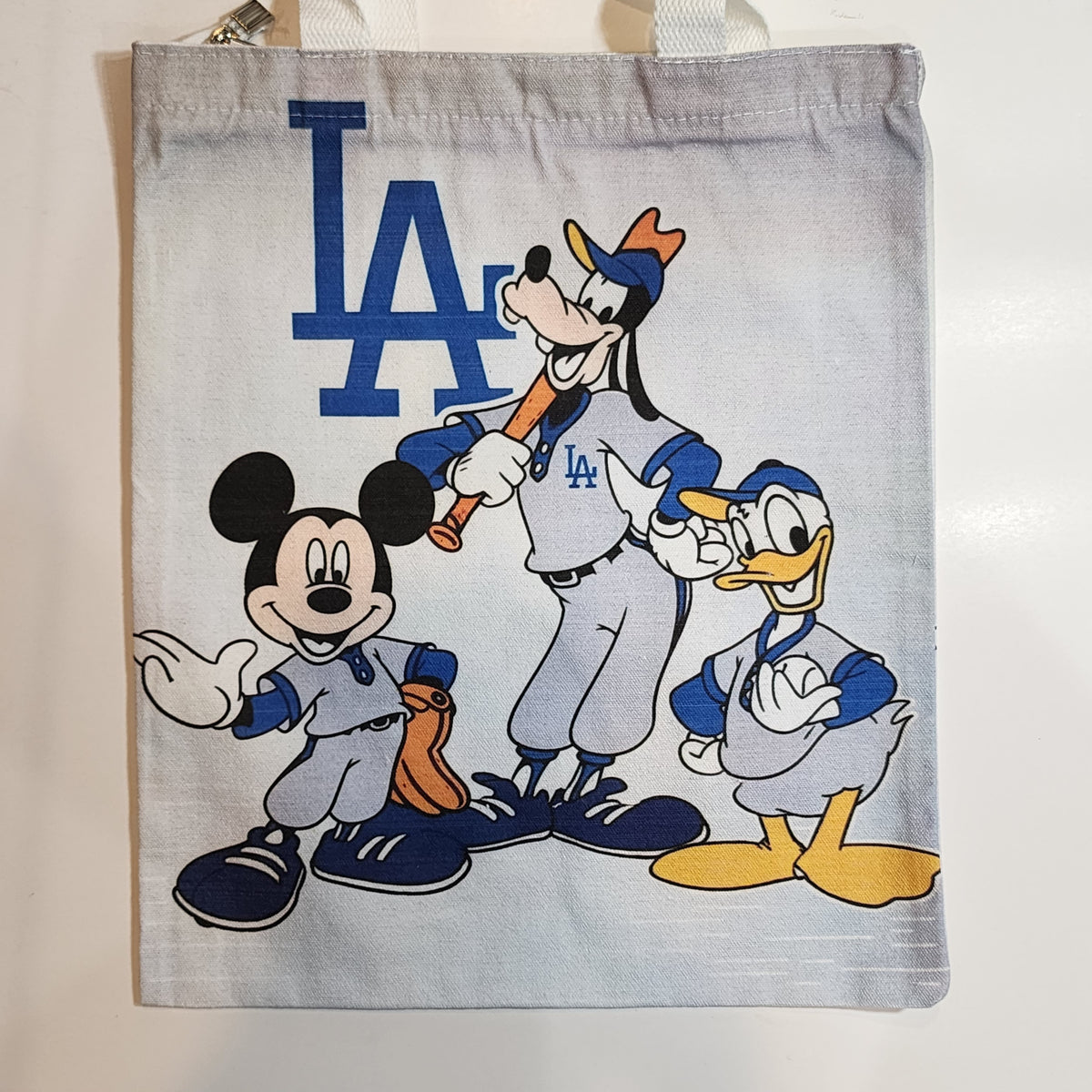 L.A. + Mouse & Friends - Canvas Tote Zipper Closure