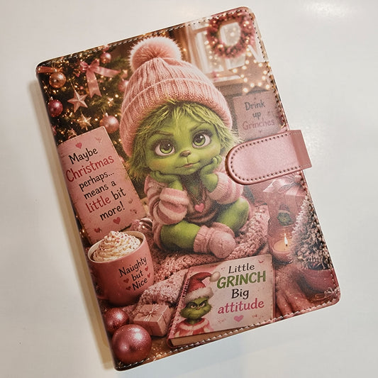 Pink Baby Grinch - A5 Binder