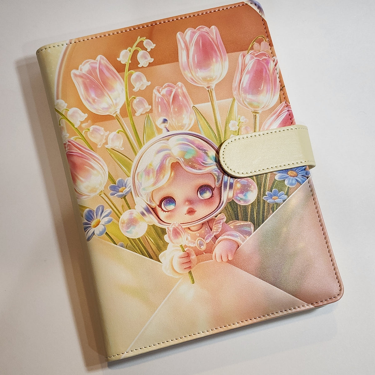 Skullpanda Tulips - A5 Binder