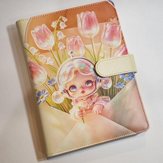 Skullpanda Tulips - A5 Binder