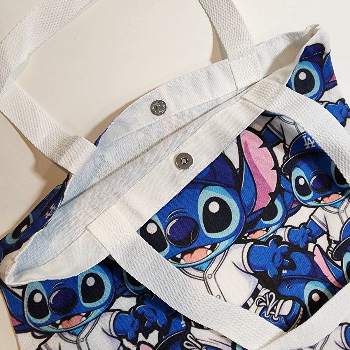 L.A. Stitch - Canvas Tote Snap Closure