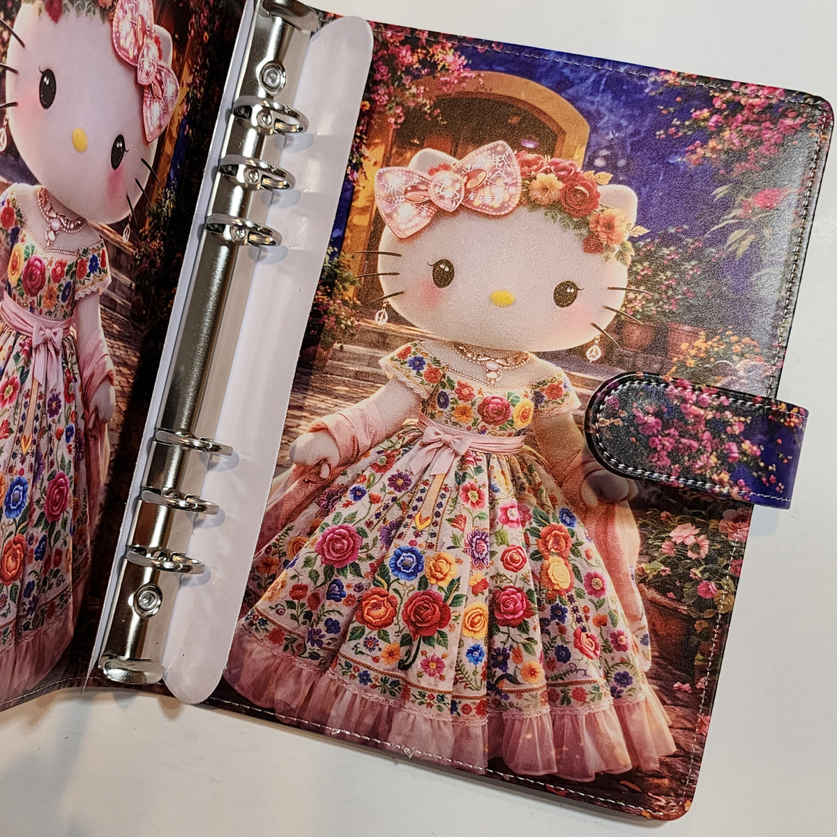 HK Floral Dress - A5 Binder