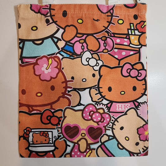 HK Summer - Canvas Tote Zipper Closure