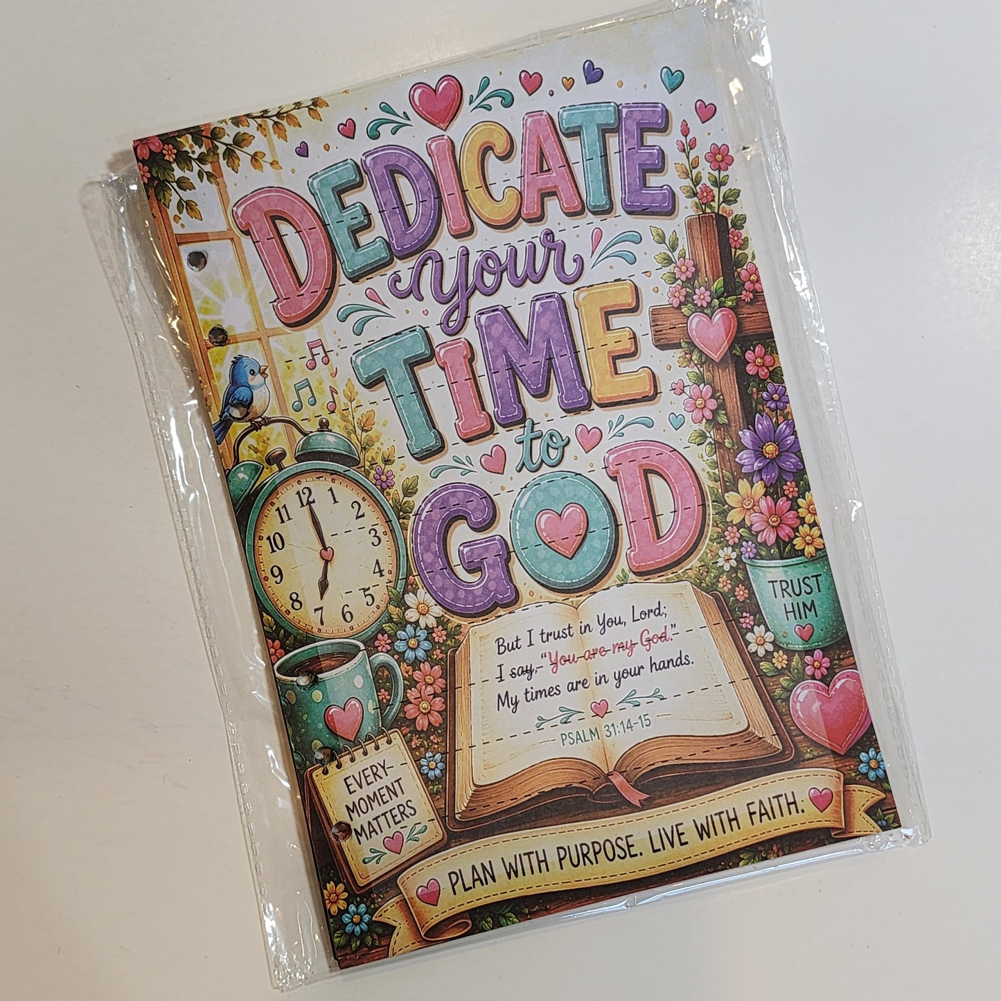 Dedicate Your Time to God - A5 Refill Paper