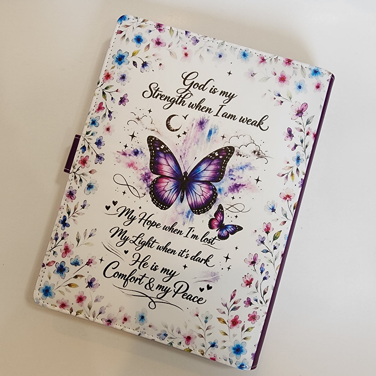 God is My Strength - A5 Binder