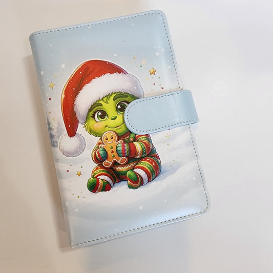 Baby Grinch with Gingerbread - A6 Binder