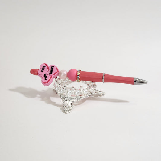 Cute Pero Tóxica Beaded Pen