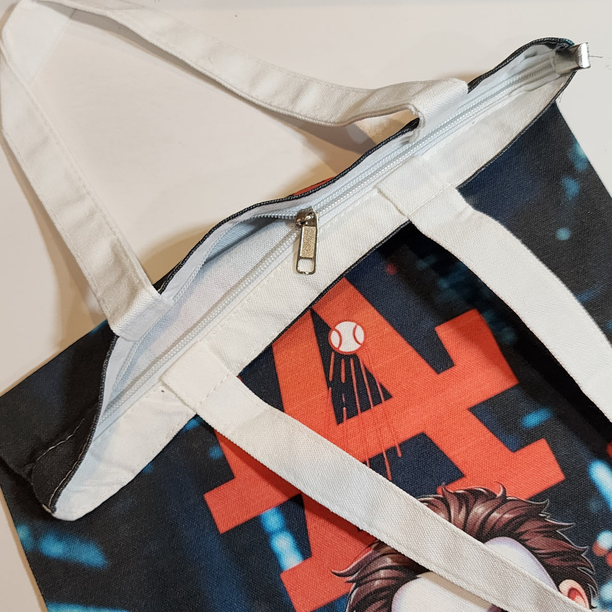 L.A. Michael Myers - Canvas Tote Zipper Closure