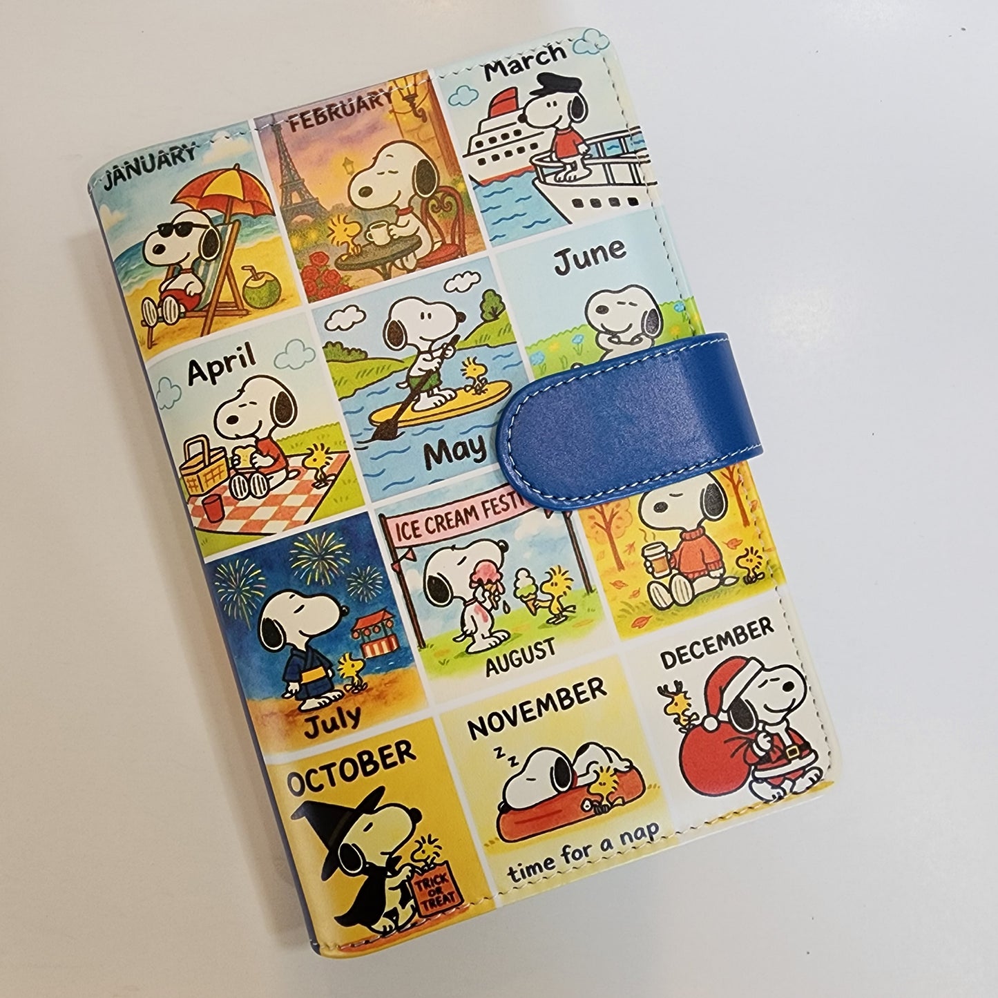 Monthly Snoopy- A6 Binder